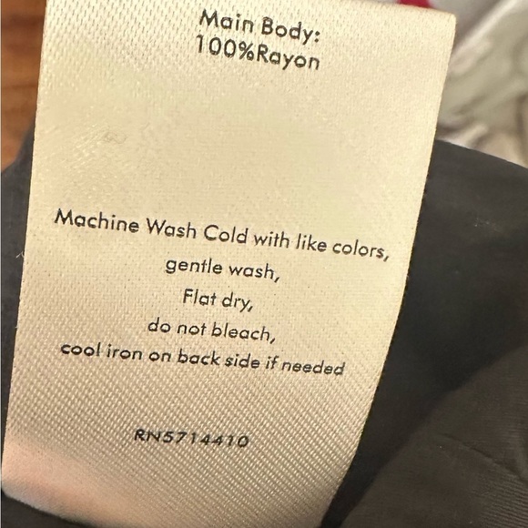 Rachel Parcell Black and Pink Floral fall Long Sleeve Dress - Picture 6 of 6